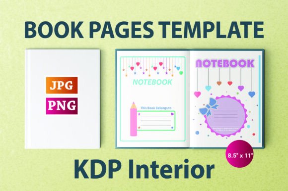 Download Book Pages Template, KDP Interior - Book pages template Collection