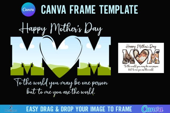 Download Mom Mothers Day Canva Frame Photo Mama - Mothers day canva Collection