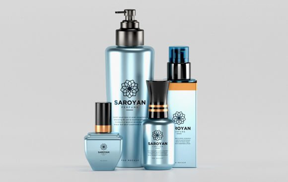 Download Cosmetic Branding Mockup Scene - Premium Bundle