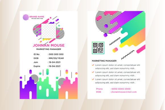 Download Corporate Identity Card Vertical - Premium Resources