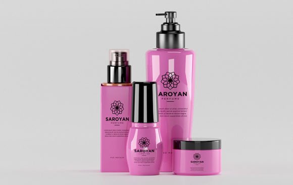 Download Cosmetic Branding Mockup Scene - Premium Resources